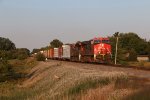 CN 2981 & 3180 lead M397 west under the warm evening sun